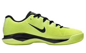 Женские Кроссовки теннисные Nike Zoom Vapor 12 Premium - black/light lemon twist/blue ribbon heather/white