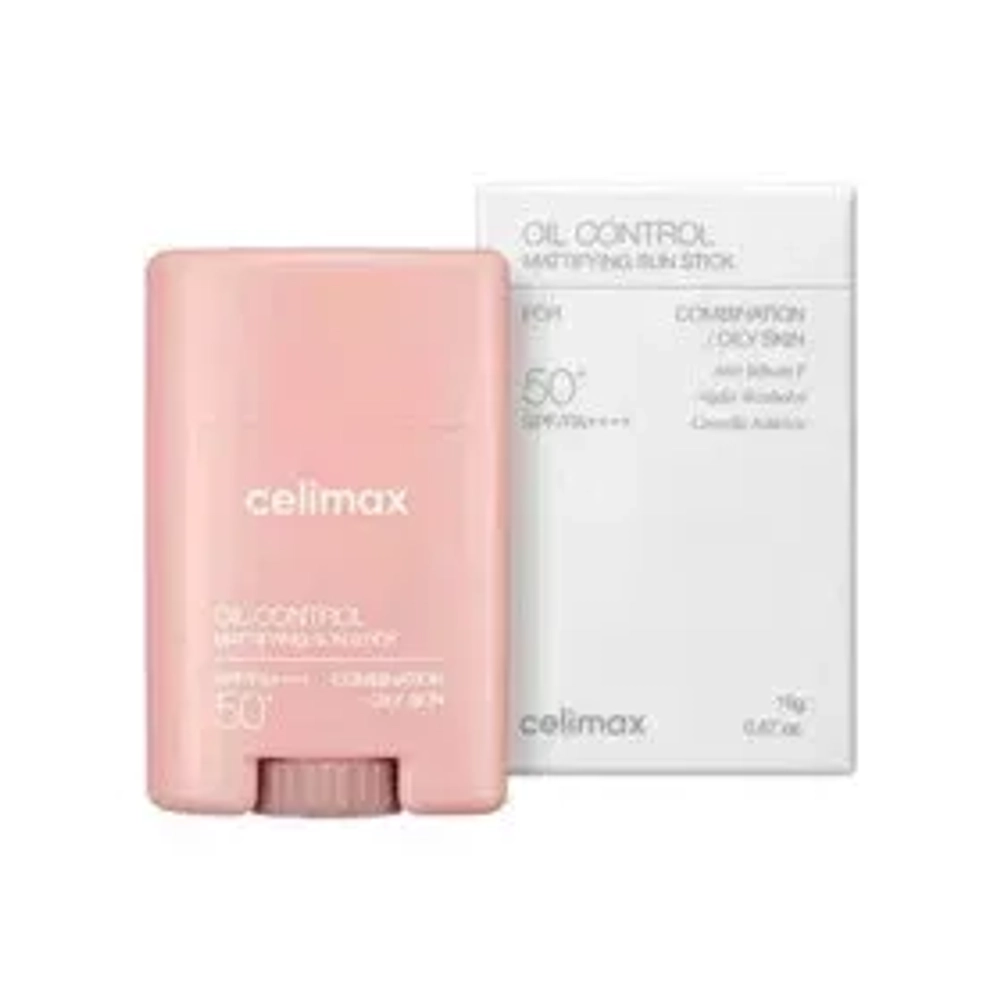 Celimax Oil Control Mattifying Sun Stick SPF50+PA++++ Себорегулирующий солнцезащитный стик