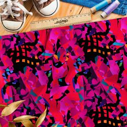 Ткань бифлекс ночной мулен руж