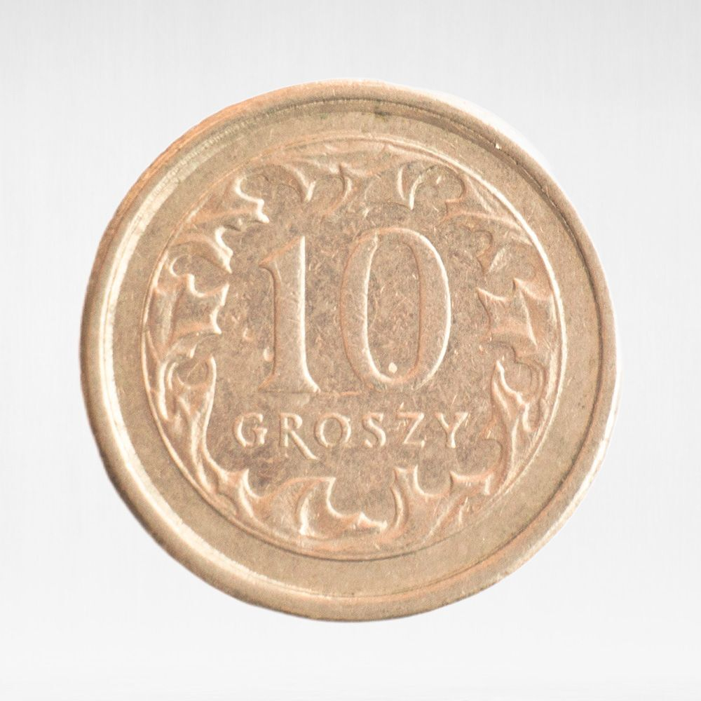 Poland, 10 Groszy, 2000, VF