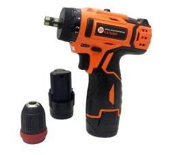 Аккумуляторная дрель-шуруповерт Калибр ДА-12 2 скоростной Съемный патрон