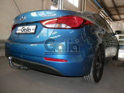 Фаркоп оцинкованный Galia H099A для Hyundai Elantra 2011-2016(паспорт и сертификат в комплекте)(без электрики)