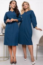 Платье "Агнета" П7330 (синее) LT Collection