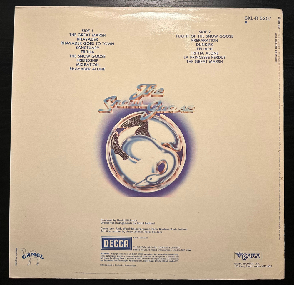 Camel - The Snow Goose (Англия 1975г.) В