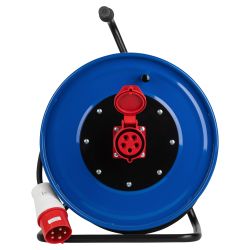 Удлинитель силовой ЭРА IND380-RM-1e-5x2,5-50m-IP44 на 380В на катушке 1 розетка CEE 5P 50м КГ 5х2,5 32A IP44