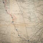 «Военно-дорожная карта Азиатской России» (часть)