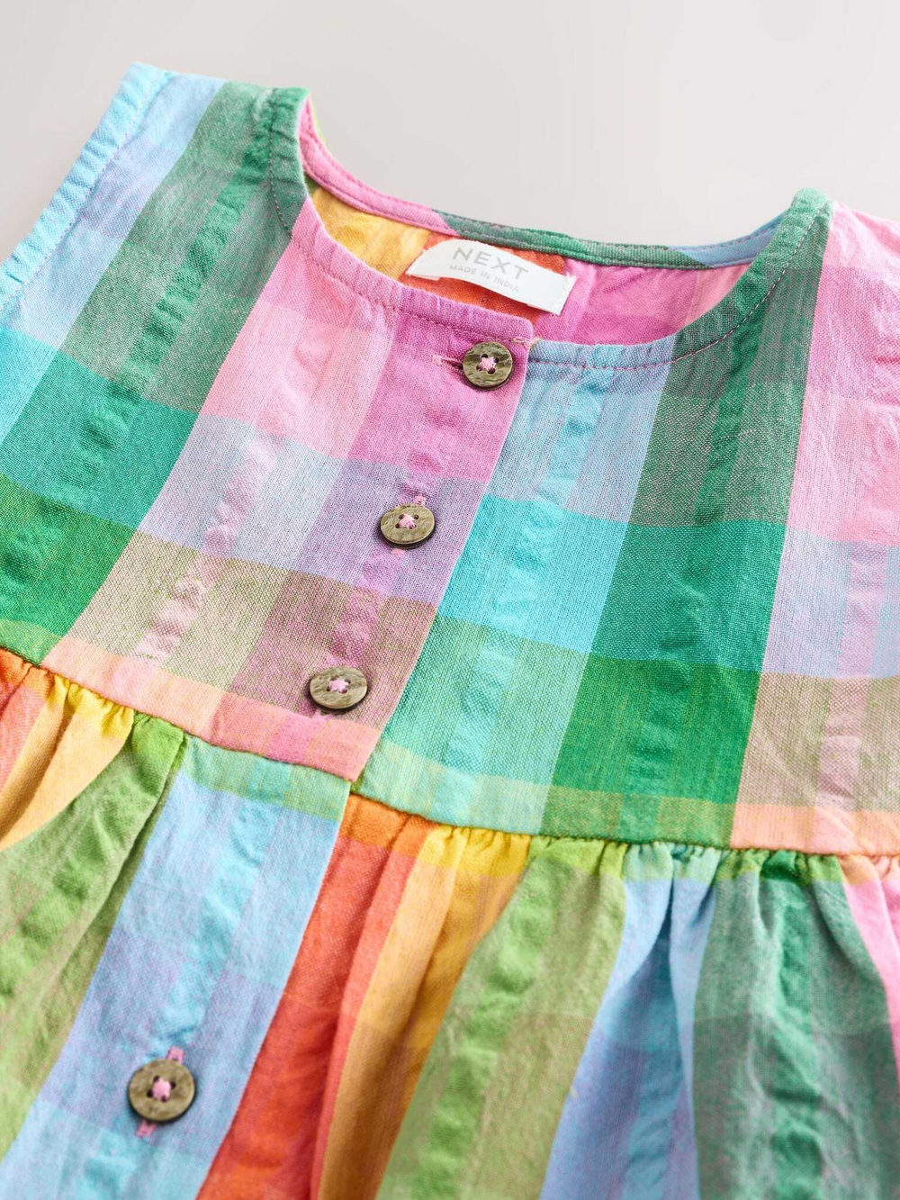 Сарафан для девочки Next E86-987, Желтый, Голубой, Розовый