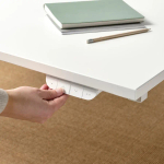 Письменный стол с регулировкой по высоте - IKEA MITTZON/МИТТЗОН ИКЕА, 120х80х62-126 см, белый