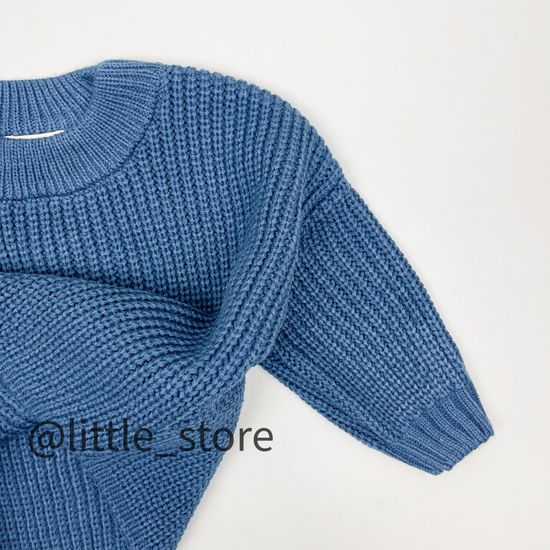 Джемпер вязаный, Синий