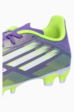 Бутсы adidas F50 League MG Junior - фиолетовый
