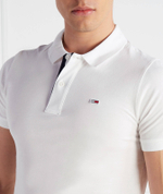 Поло PLACKET Tommy Jeans - белый(DM0DM15370)