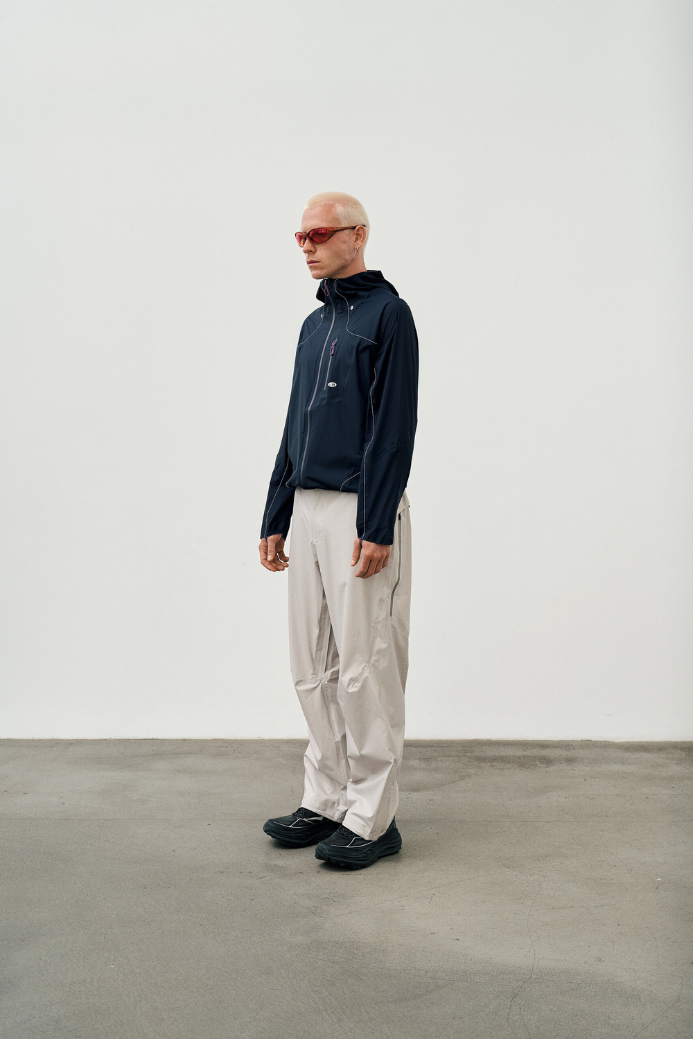Брюки Nothomme Blue Nano-Grade Lightweight Shell Pants "Light Grey"