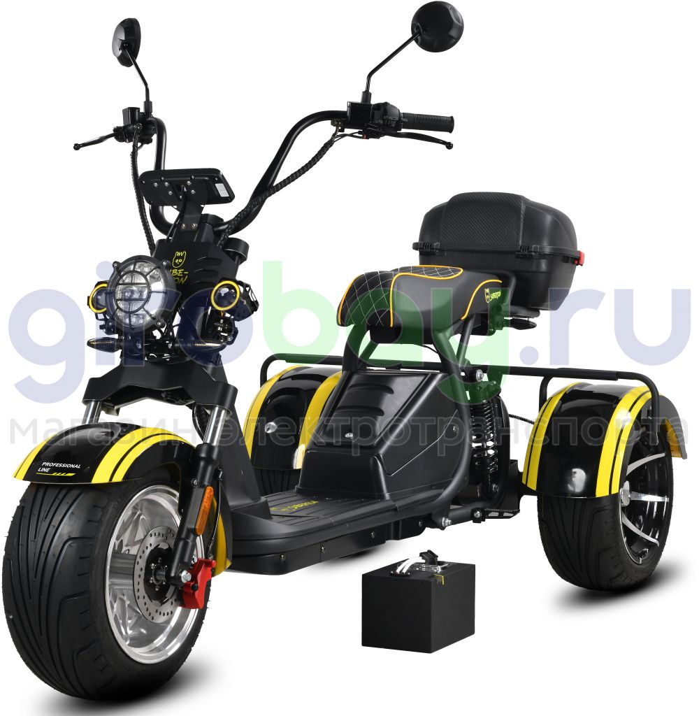 Электротрицикл SIBERTON PRO TRIKE 3900W (60V/35Ah) фото №1