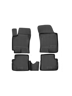 Коврики в салон для HYUNDAI Getz (I, Ir), 2002-2011, 4 шт. (Повышенная устойчивость, повышенная износостойкость) FORMAT.20.08.210H