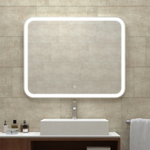 Зеркало MIXLINE "Стив Нео-S" 1000*800 (ШВ) сенсорный выкл, светодиодная бегущая подсветка