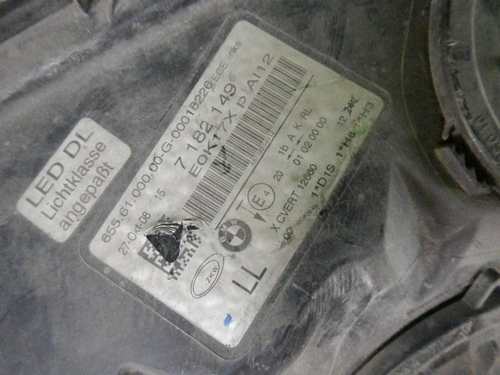 Битая Фара левая BMW 7er F01 (2008-2012) ксенон