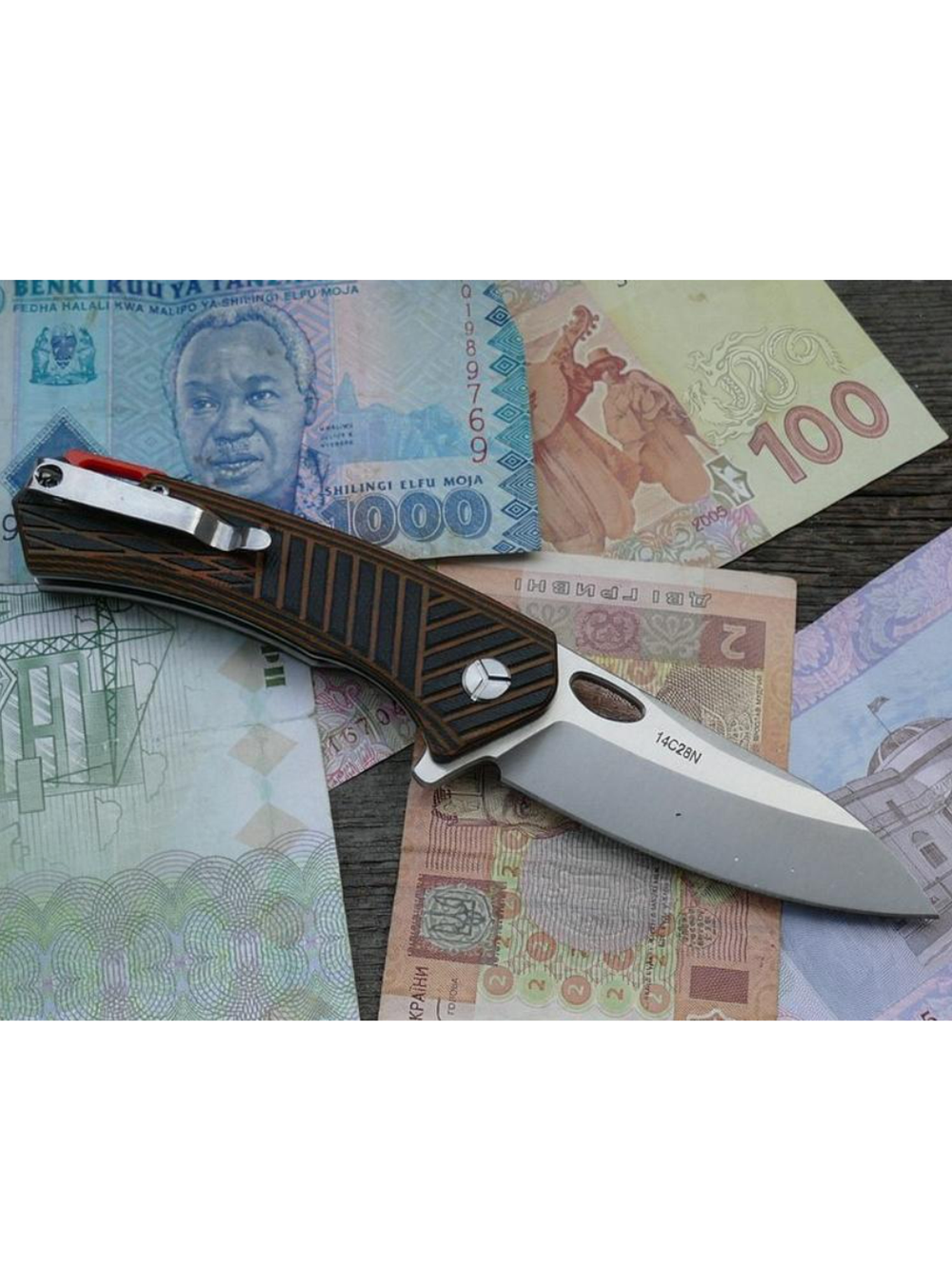 Нож складной Y-START LK5026 Orange