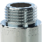 Удлинитель резьбовой STOUT SFT 0002 - 1/2" длина 60 мм (ВР/НР, латунь хромированная)