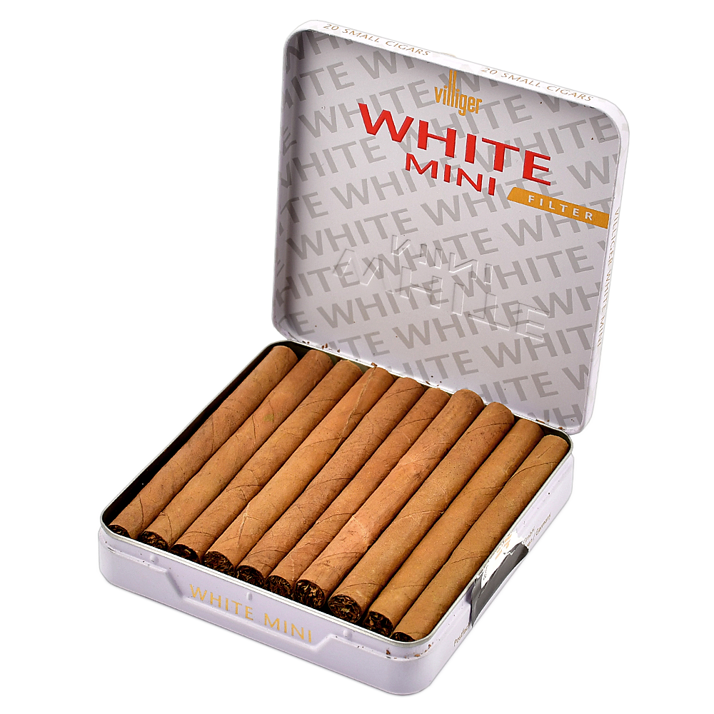 Villiger White Mini Filter 20 Cigarillos