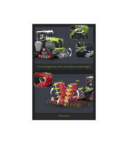 Конструктор CaDA трактор CLAAS XERION 5000 TRAC TS 1/32 (1336 деталей)