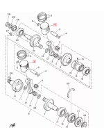Поршень STD для снегоходов VK540