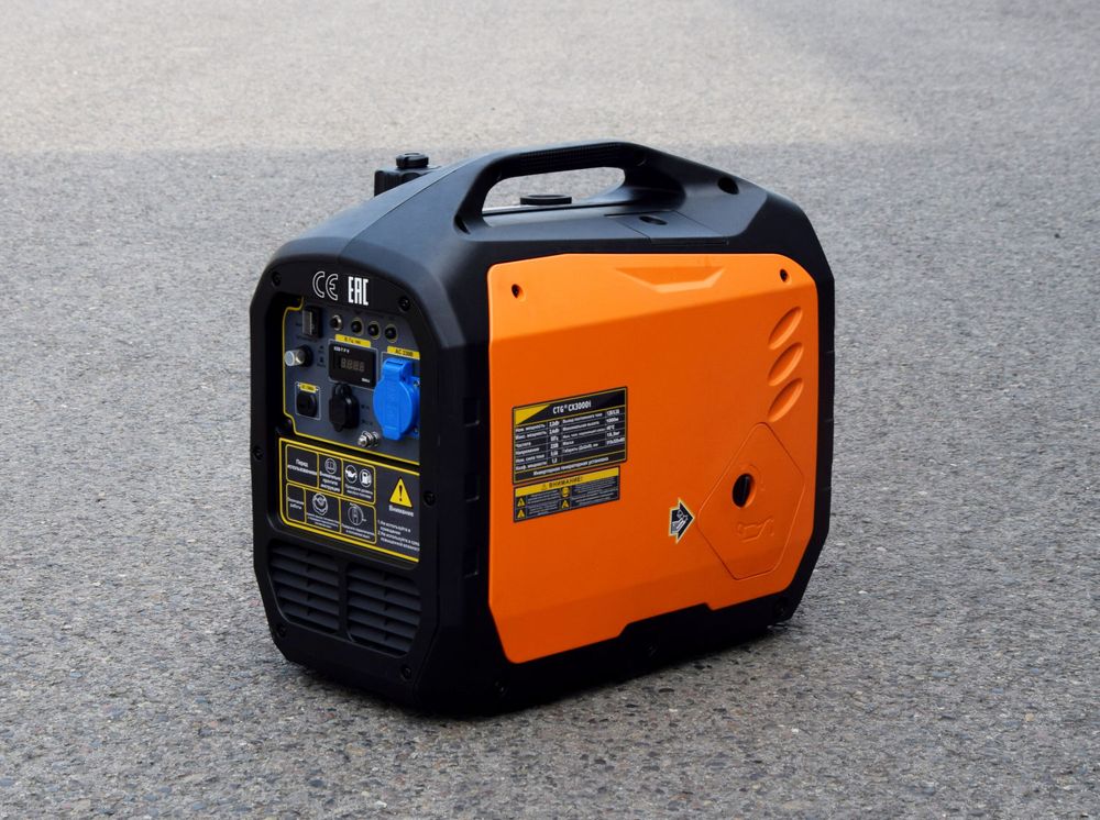 Генератор бензиновый инверторный CTG CX5000Ei - [3.5 кВт / 220V / Lifan 225iE] электростарт