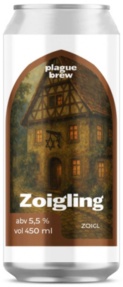Пиво Плейг Цойглинг / Plague Zoigling 0.45 - банка