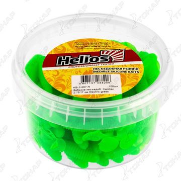 Виброхвост несъедоб. Catcher 2,75'/7 см Electric green 100шт. (HS-1-007-N) Helios