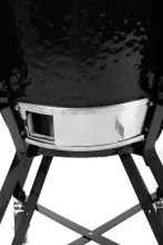 Керамический угольный гриль Primo Round All-In-One, 47 см, с ножками и столиками