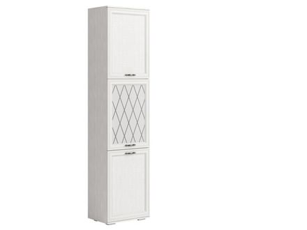 Коллекция Мальта Пенал витрина с нишей (П/Л) Дуб приморский/Ясень Анкор (набор)