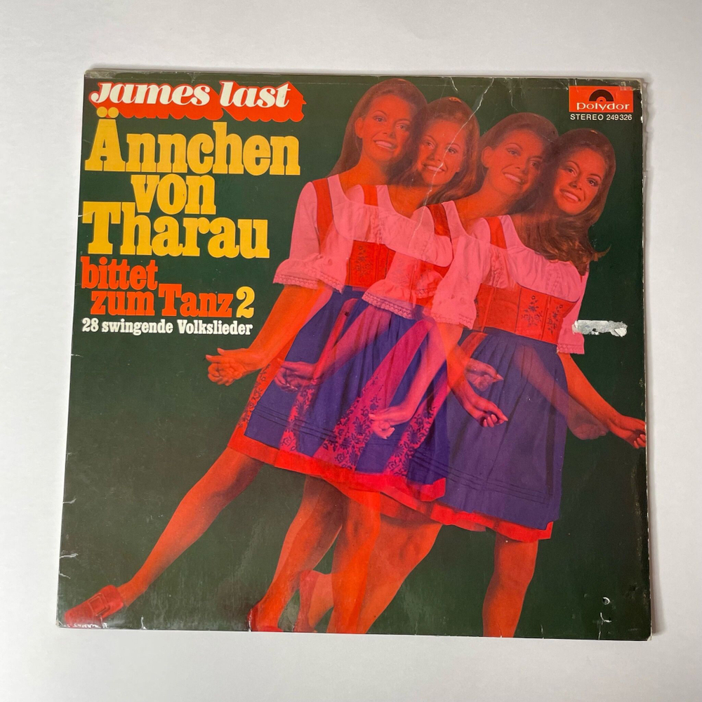 Винтажная виниловая пластинка LP James Last Джеймс Ласт Annchen Von Tharau Bittet Zum Tanz 2 (Germany 1969)