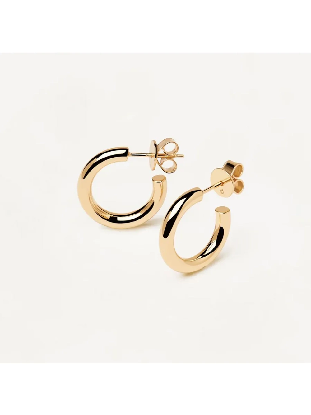 Серьги Medium Cloud серебро 925 пробы покрытое золотом