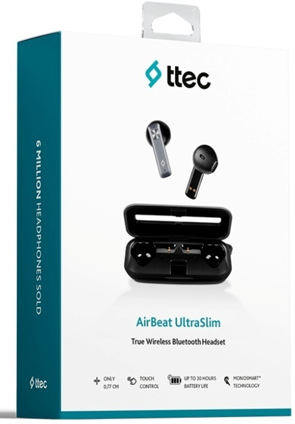 Наушники TTEC AirBeat Ultra Slim черный