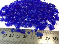Стеклянная крошка цвет: синий фр. 7-15 мм 60 г