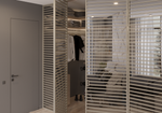 Распашная алюминиевая перегородка Minoli 12