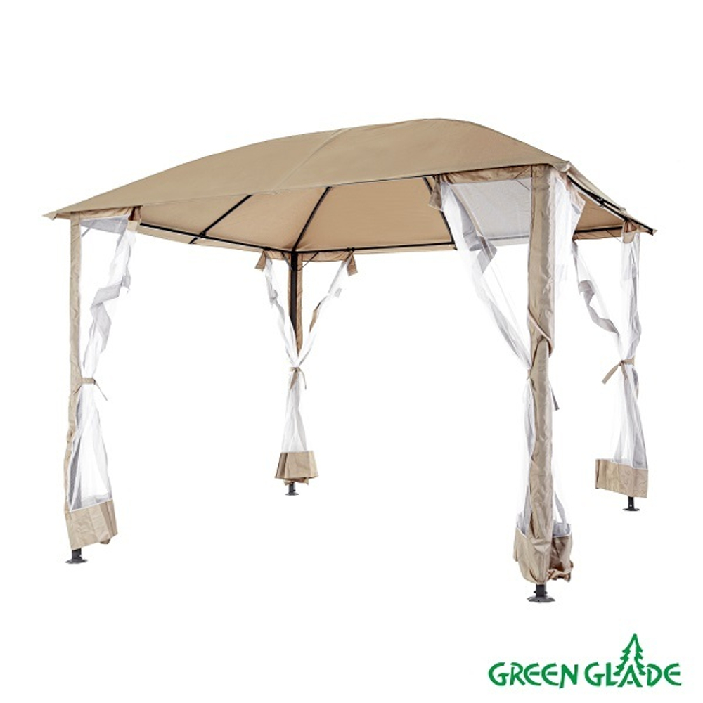 Шатер-беседка Green Glade 1067 3х3х2,6/2м полиэстер