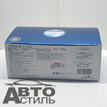 Ароматизатор-игрушка -на торпеду- Вертолет - солн батар (жидк)- YC-73SL/KTP030-Колаген (серебро)