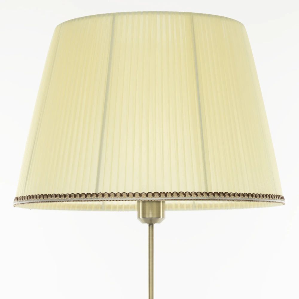 Citilux Линц CL402983T Торшер бронза со столиком и кремовым абажуром