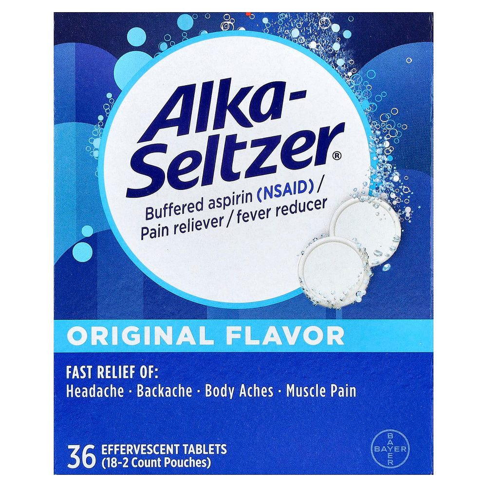Alka-Seltzer, Original`` 36 шипучих таблеток