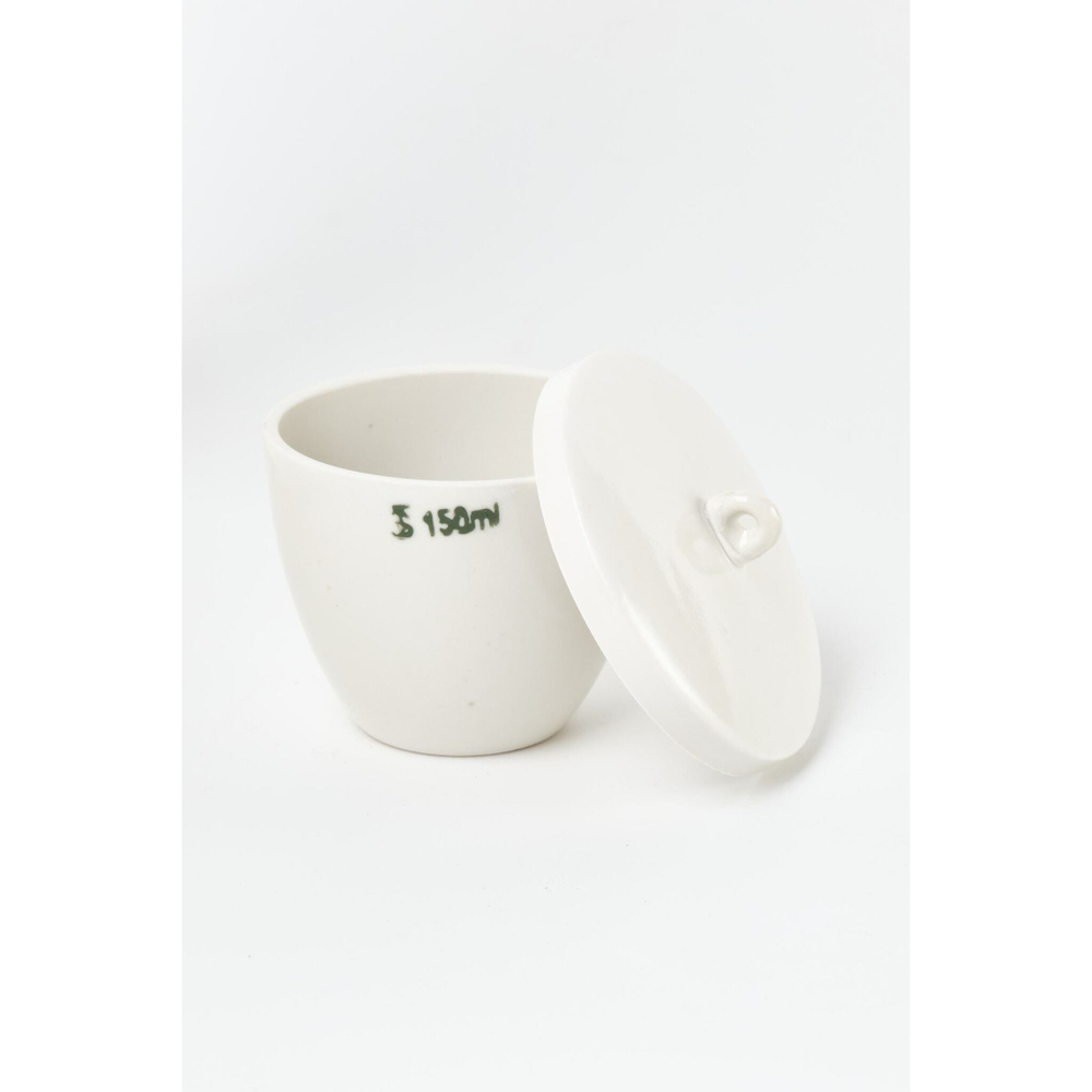 Тигель керамический, 150 мл, средняя стенка