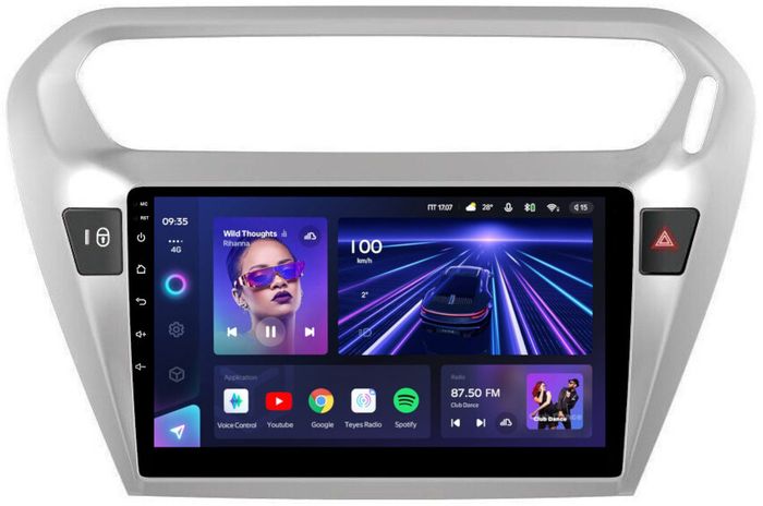 Магнитола для Peugeot 301 / Citroen C-Elysee - Teyes CC3 Android 10, Быстрая, CarPlay, SIM-слот