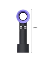 Ручной мини-вентилятор 3 режима, портативный, безлопастный