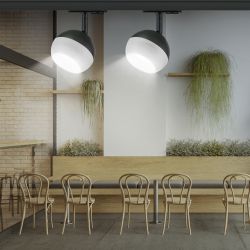 Трековый светильник однофазный ЭРА TR46 - GX53 BK под лампу GX53 черный