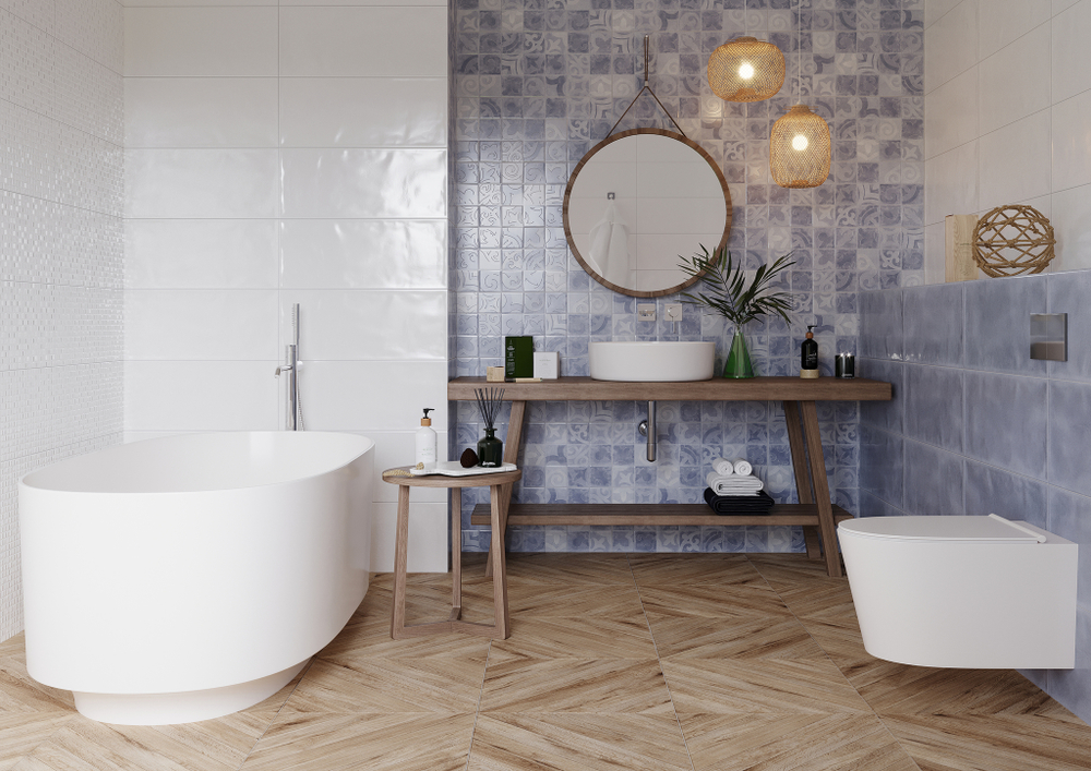 Folk blue wall 02 250х600 (1-й сорт)