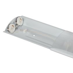 Светильник ЭРА ДПО 11-2х18-001 с рассеивателем IP40 под 2 светодиодные лампы T8 2хG13 LED 1200мм