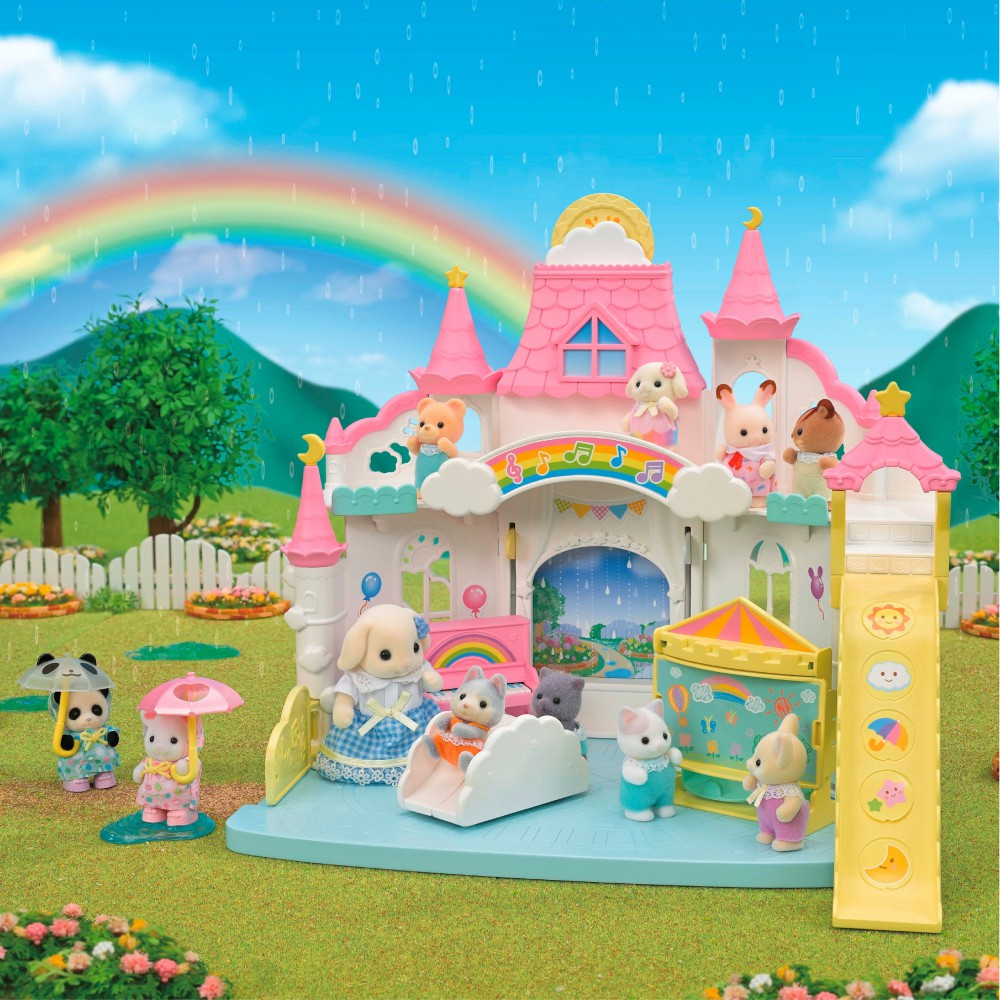 Sylvanian Families - Цветной детский сад + кролик с опущенными ушами 5743