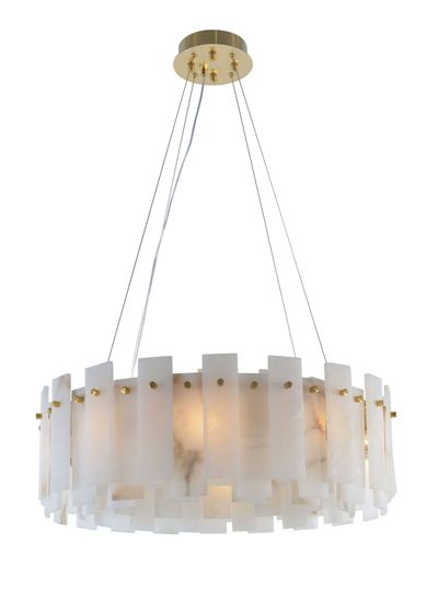 6110K/10 PT BRS (1) Люстра NW