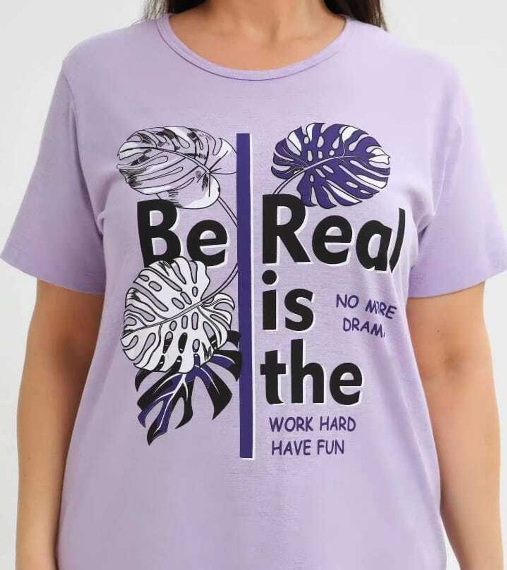 Пижама х/б бриджи+футболка УБФ00019