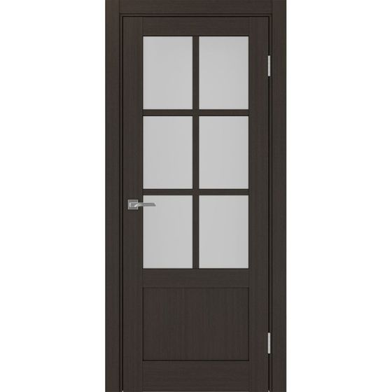 Цена на Межкомнатная дверь экошпон Турин 541ПФ.2221 венге остеклённая Купить Межкомнатная дверь экошпон Турин 541ПФ.2221 венге остеклённая