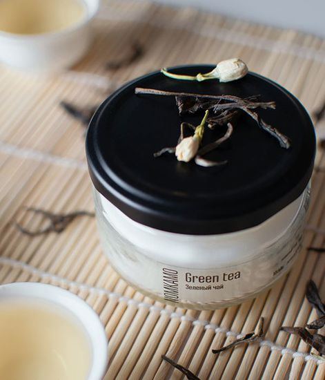 №51 Зеленый чай, ароматическая свеча Library, Nomkamo